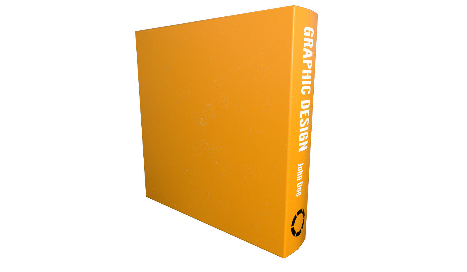 Basic Book Low-poly 3D model_1