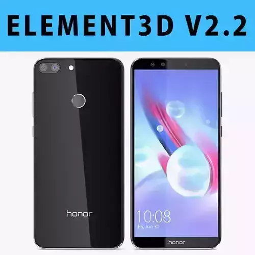 E3D - Huawei Honor 9 Lite Midnight Black