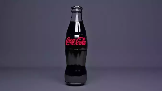 Coca Cola Zero Bottle - coke zero