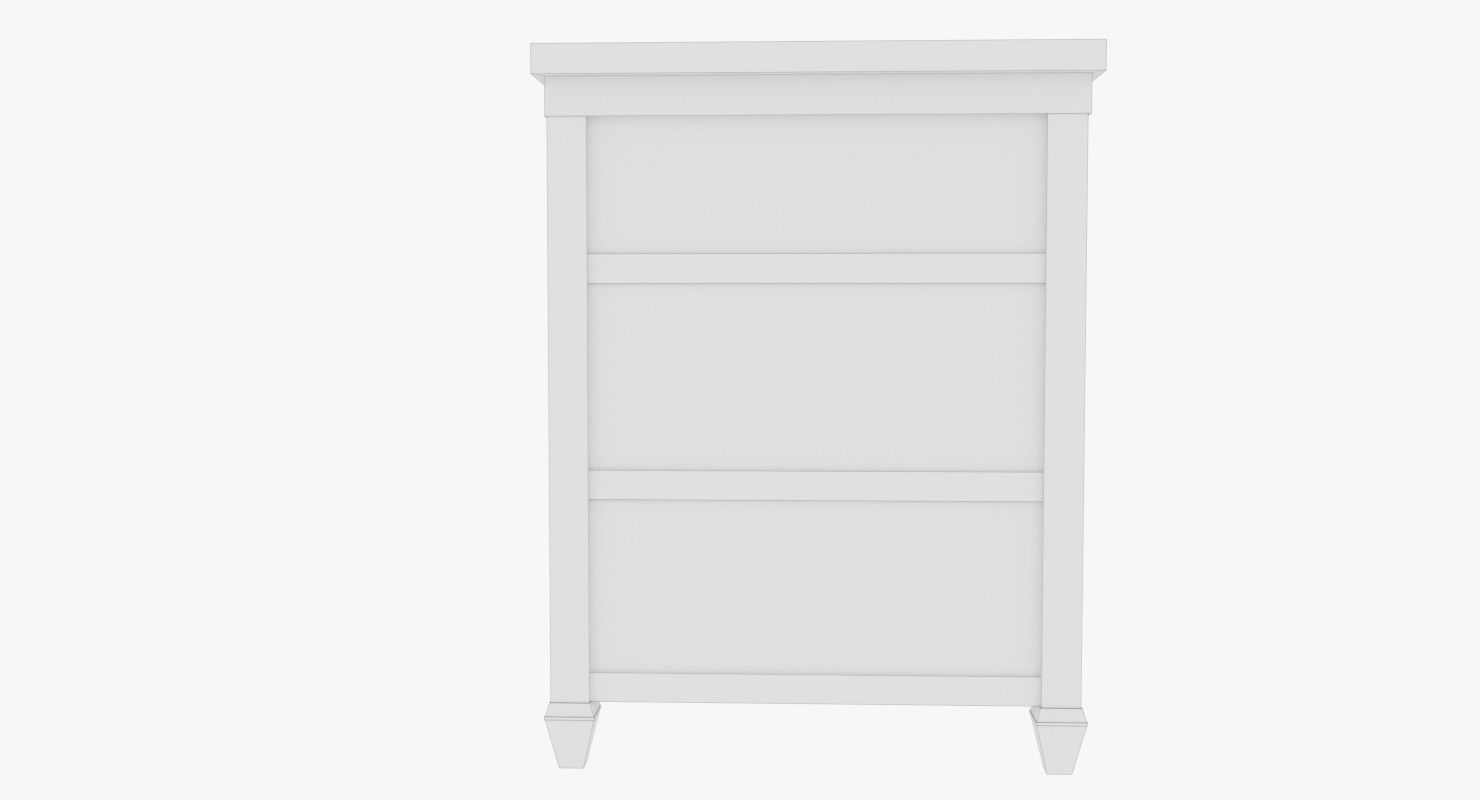 Cabinet dresser 3D model_6