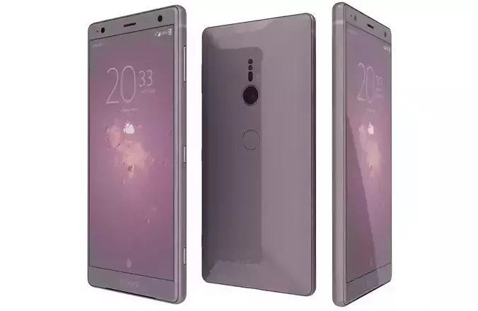 Sony Xperia XZ2 Ash Pink 3D model