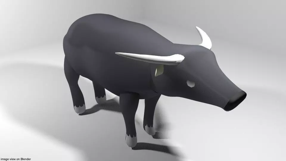 Buffalo - Asia 3D model