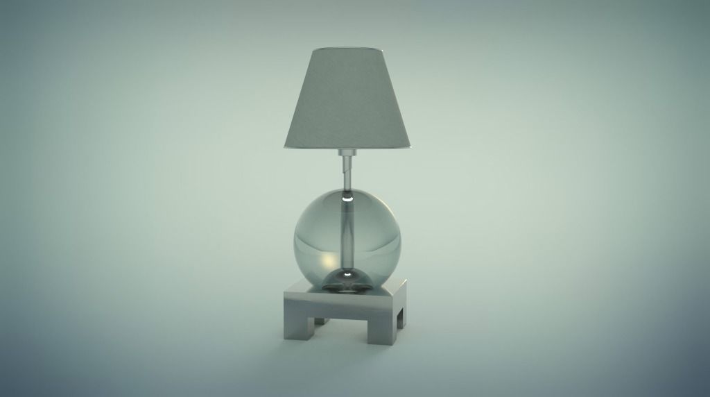 HD lamp 3D model_2