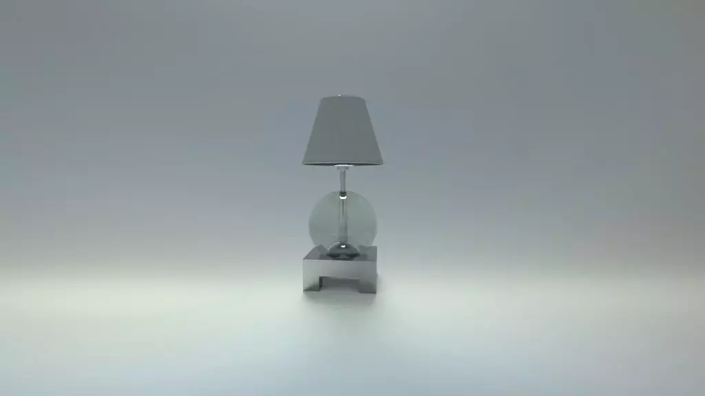 HD lamp 3D model_0