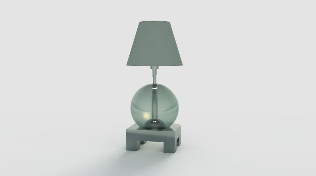 HD lamp 3D model_3