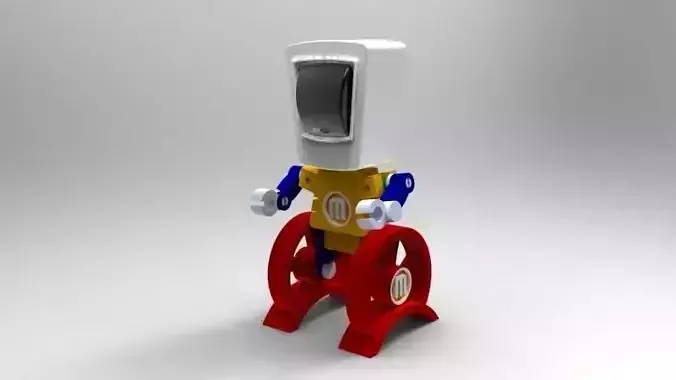 Cute Little Makerbot Mascot