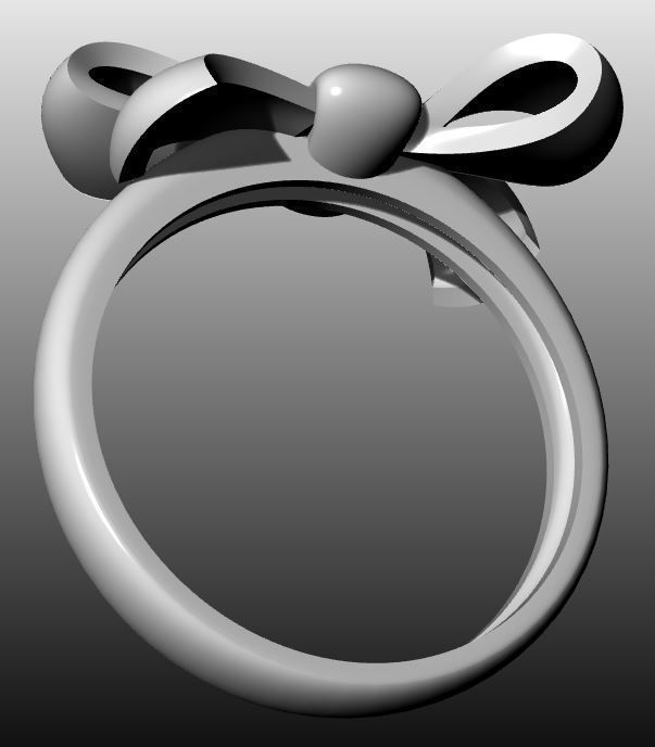knot ring  3D print model_2