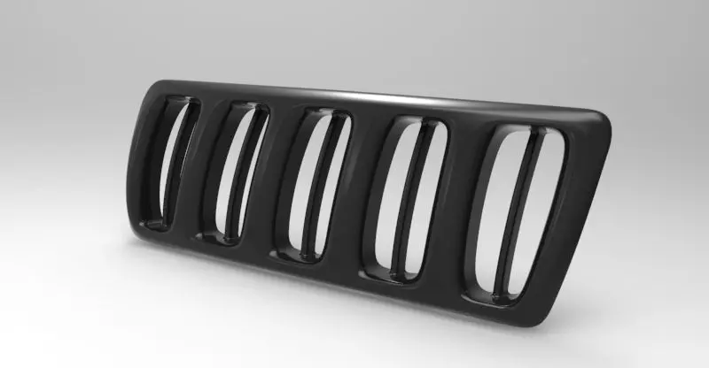 Automotive front body - grill 3D model