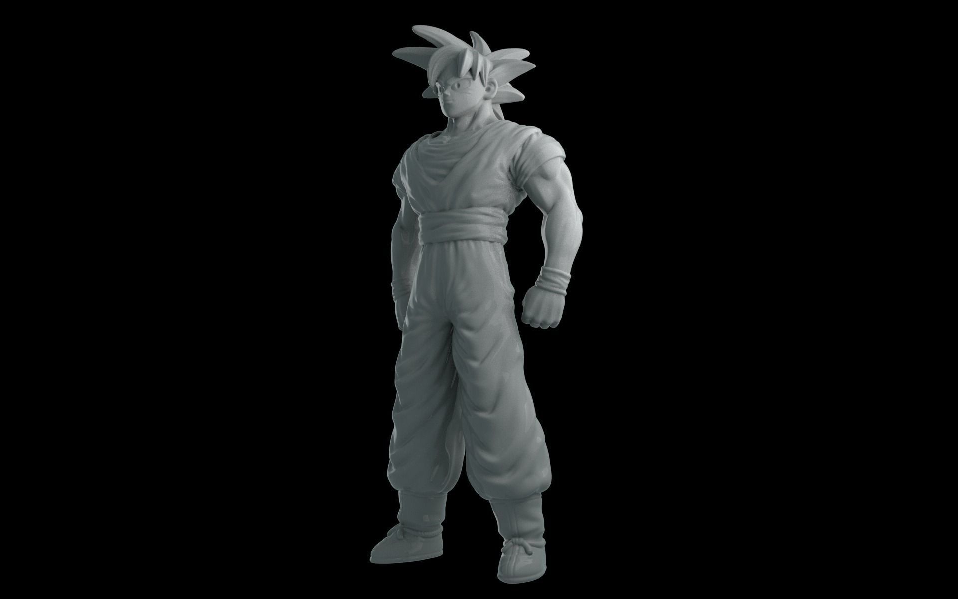 Goku Dragon Ball Z 3D print model_4