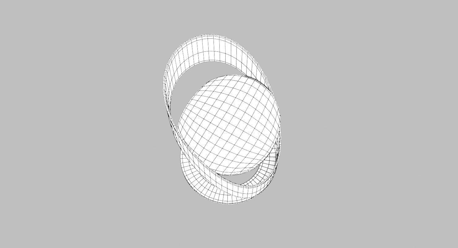  Design Bar Stool  Low-poly 3D model_10