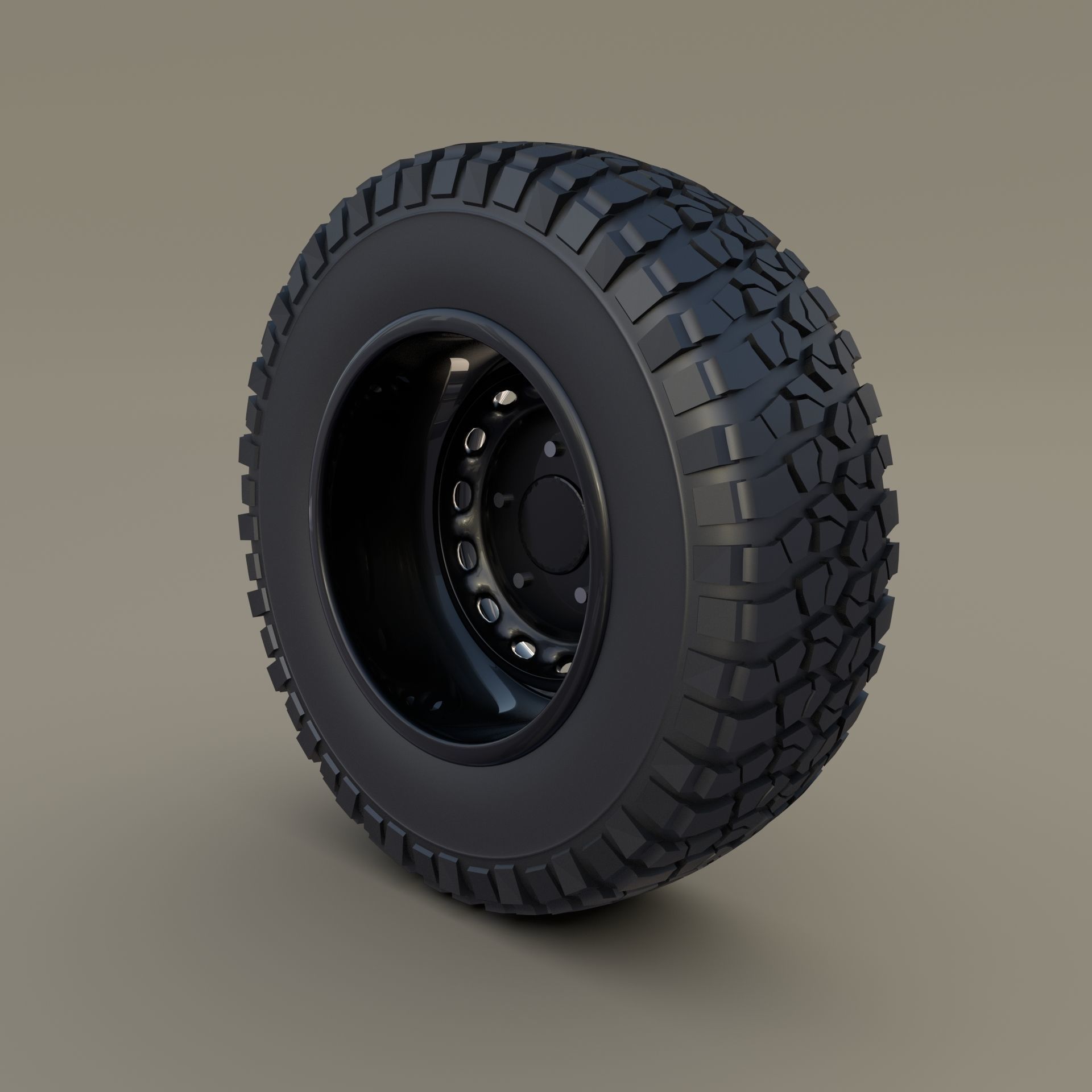 Offroad BF Goodrich Wheel 3D model_8
