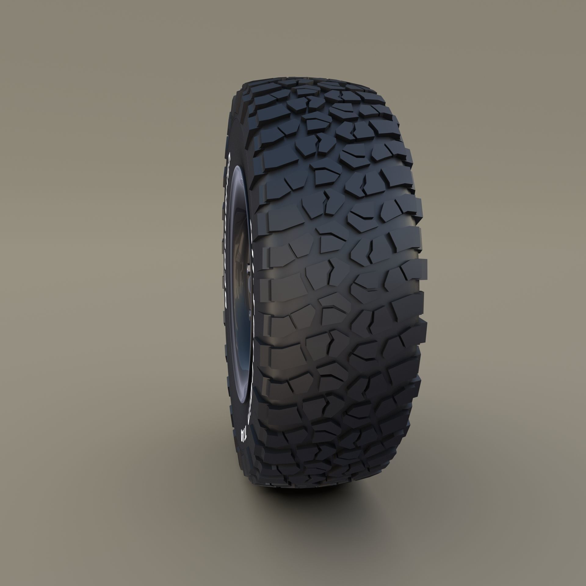 Offroad BF Goodrich Wheel 3D model_4