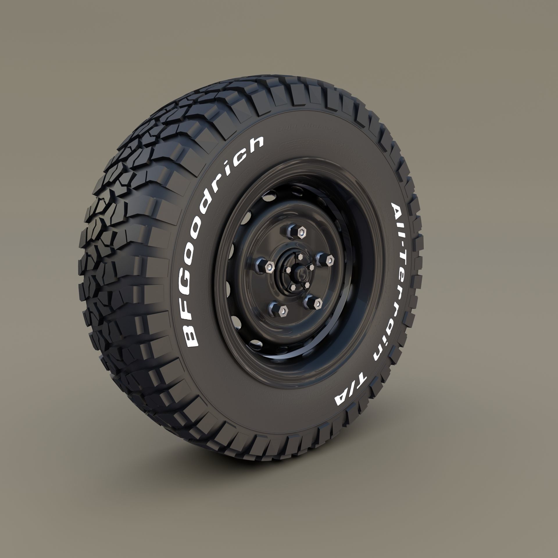 Offroad BF Goodrich Wheel 3D model_12