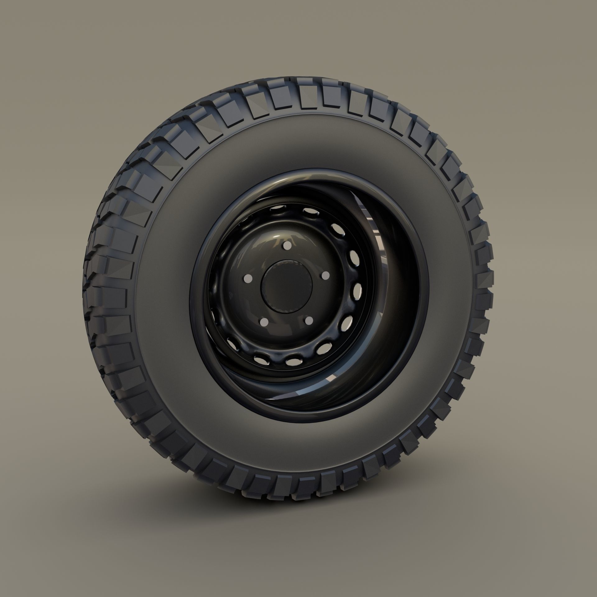 Offroad BF Goodrich Wheel 3D model_5