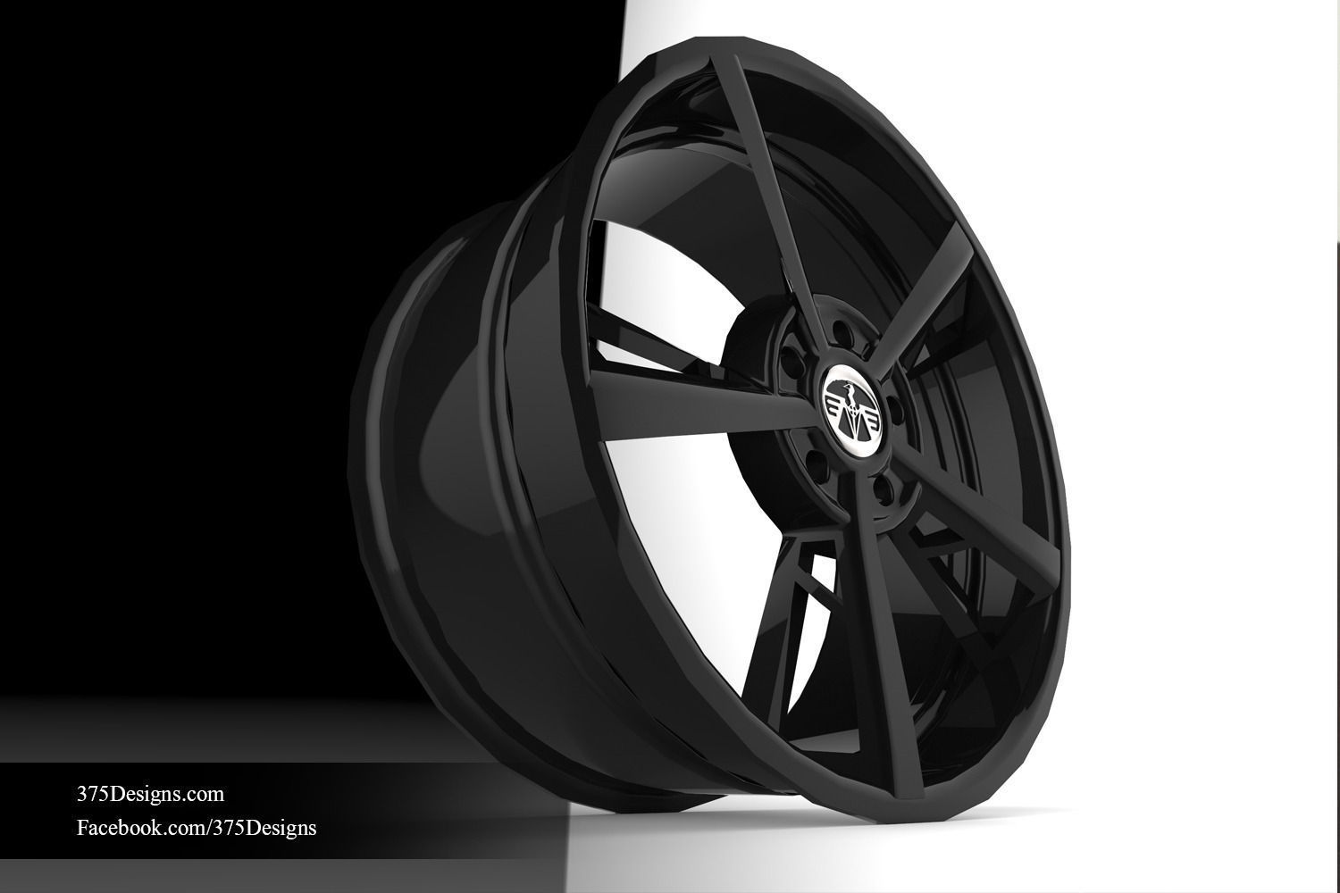 Tyre  Rim XAC-R02 Free 3D model_3