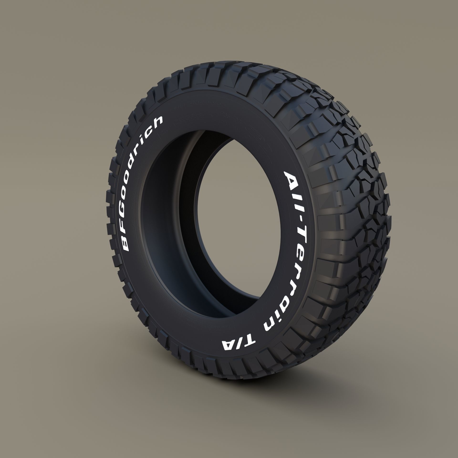 BF Goodrich Tire 3D model_2