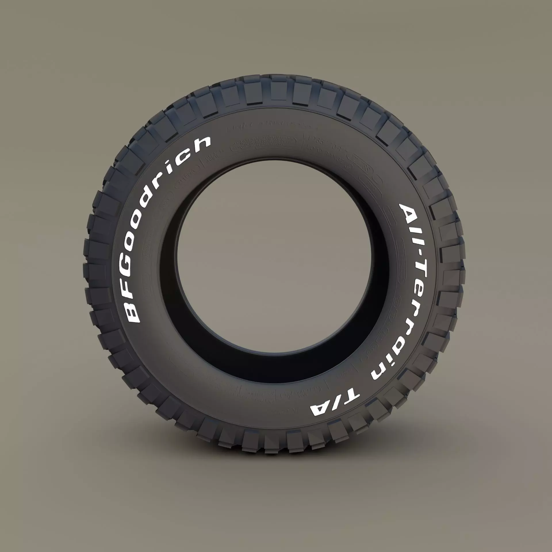 BF Goodrich Tire 3D model_0