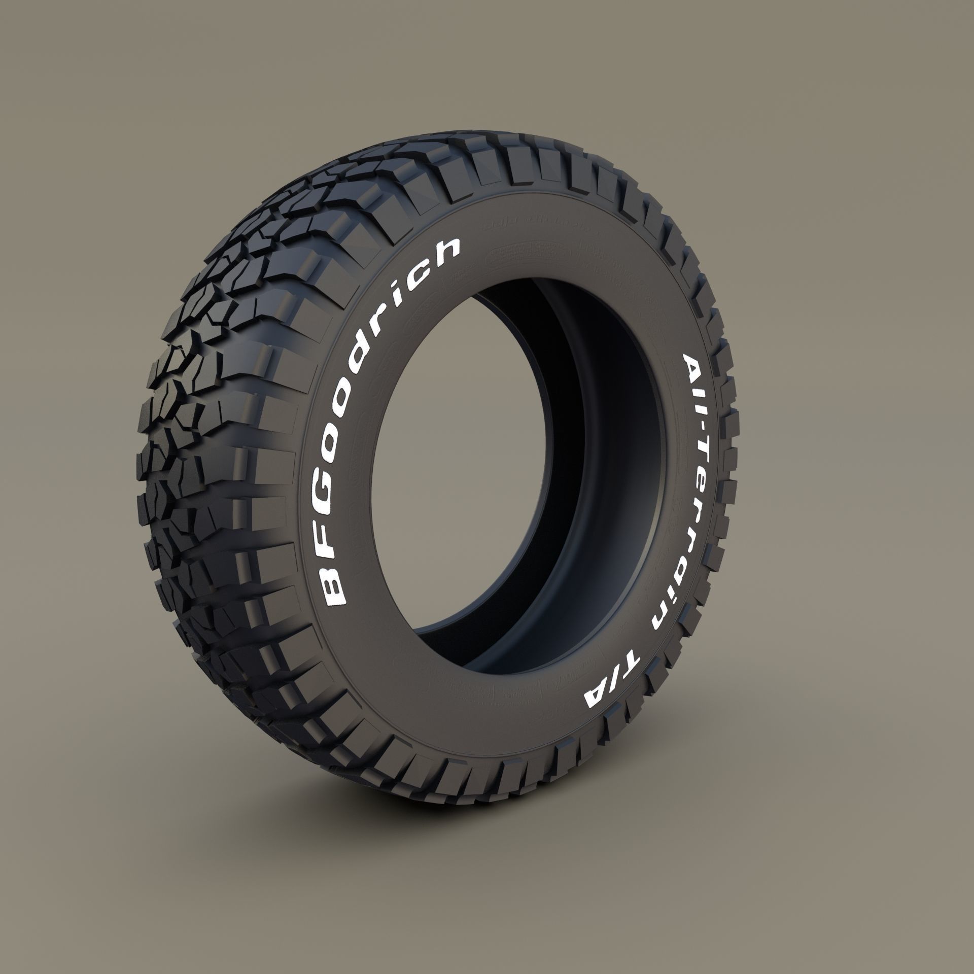 BF Goodrich Tire 3D model_1