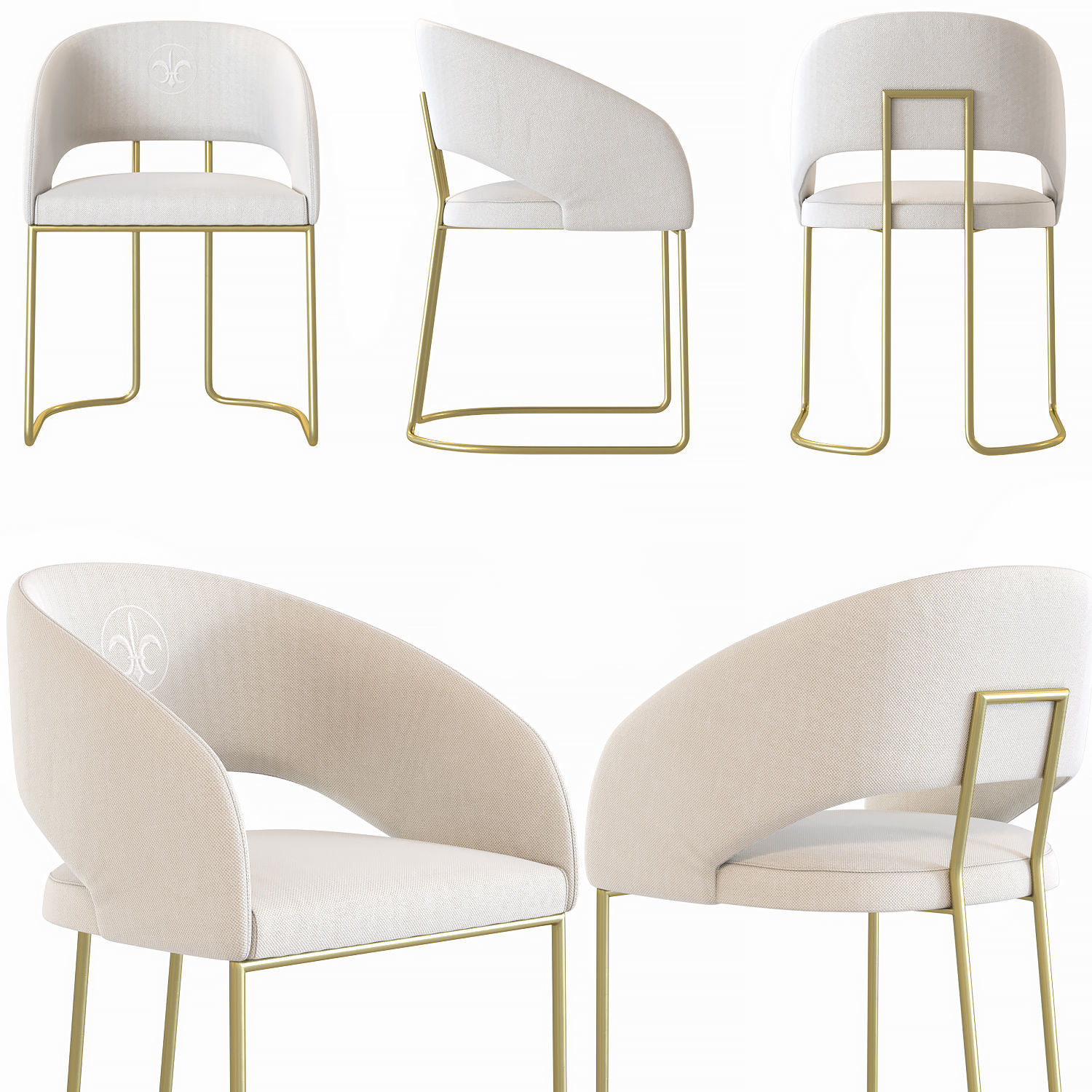 Muebles Canella KLASS Chair 3D model_1