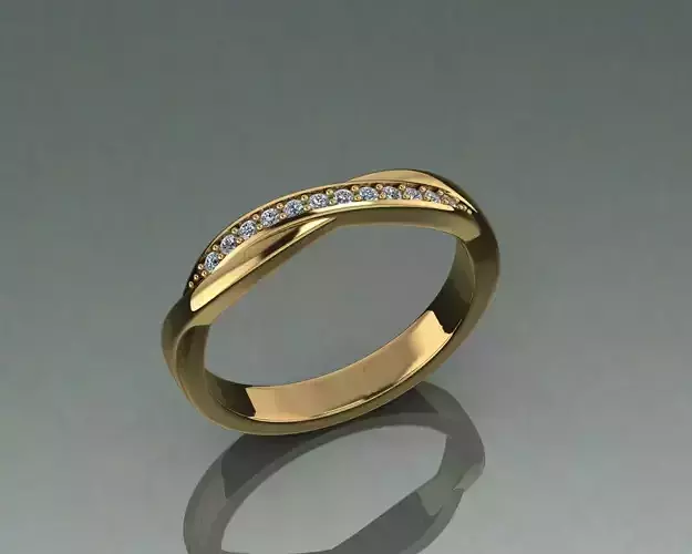 Wedding Ring 3D print model