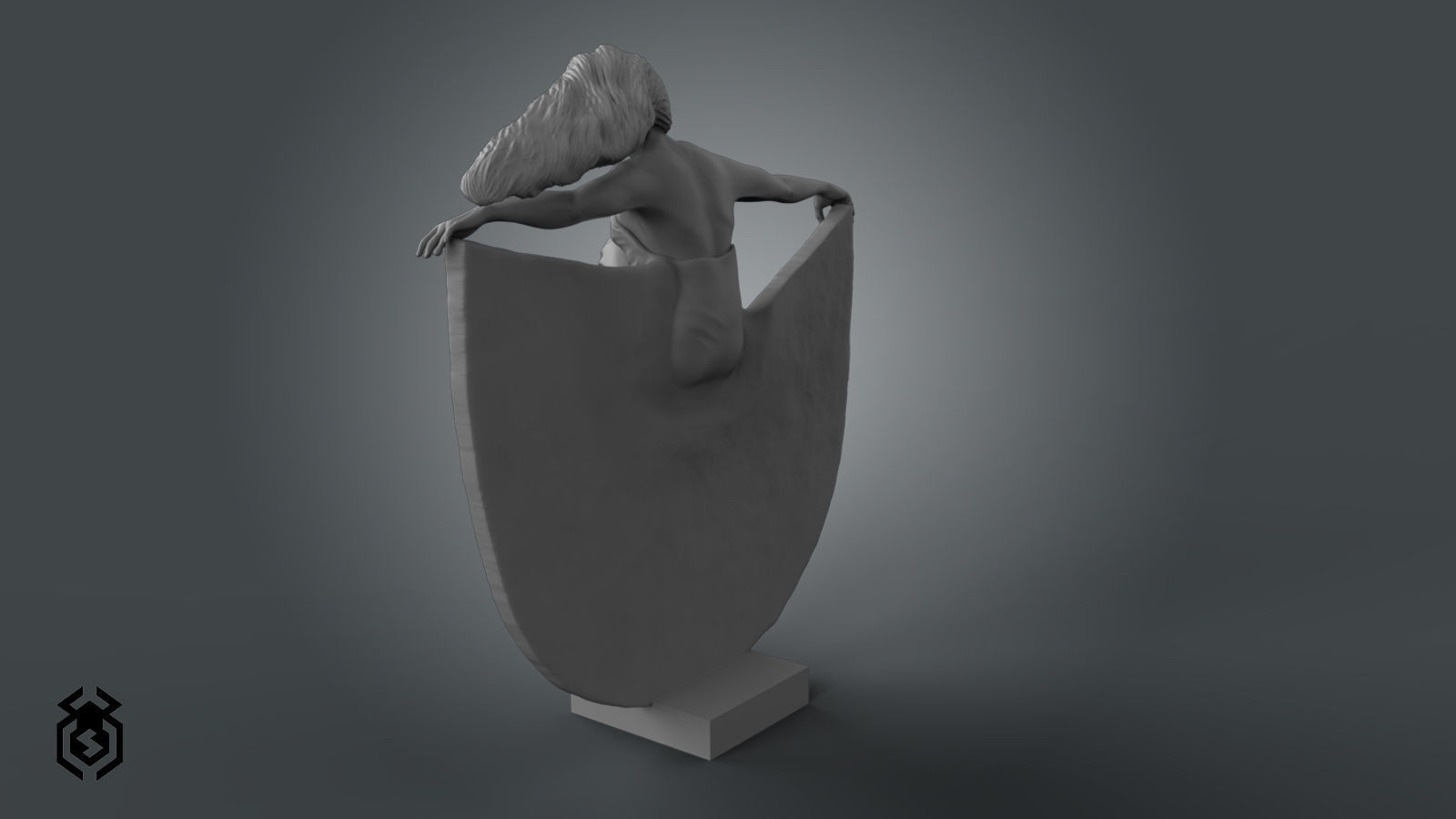 Sky Girl 3D print model_1