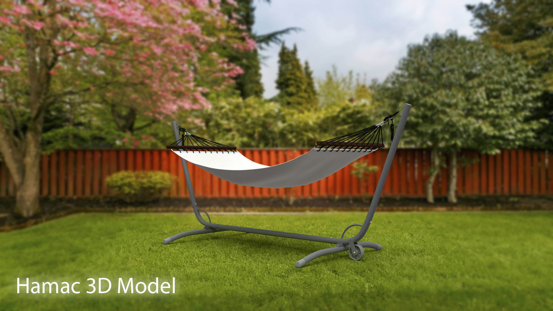 Hamac model hammock 3D model_1
