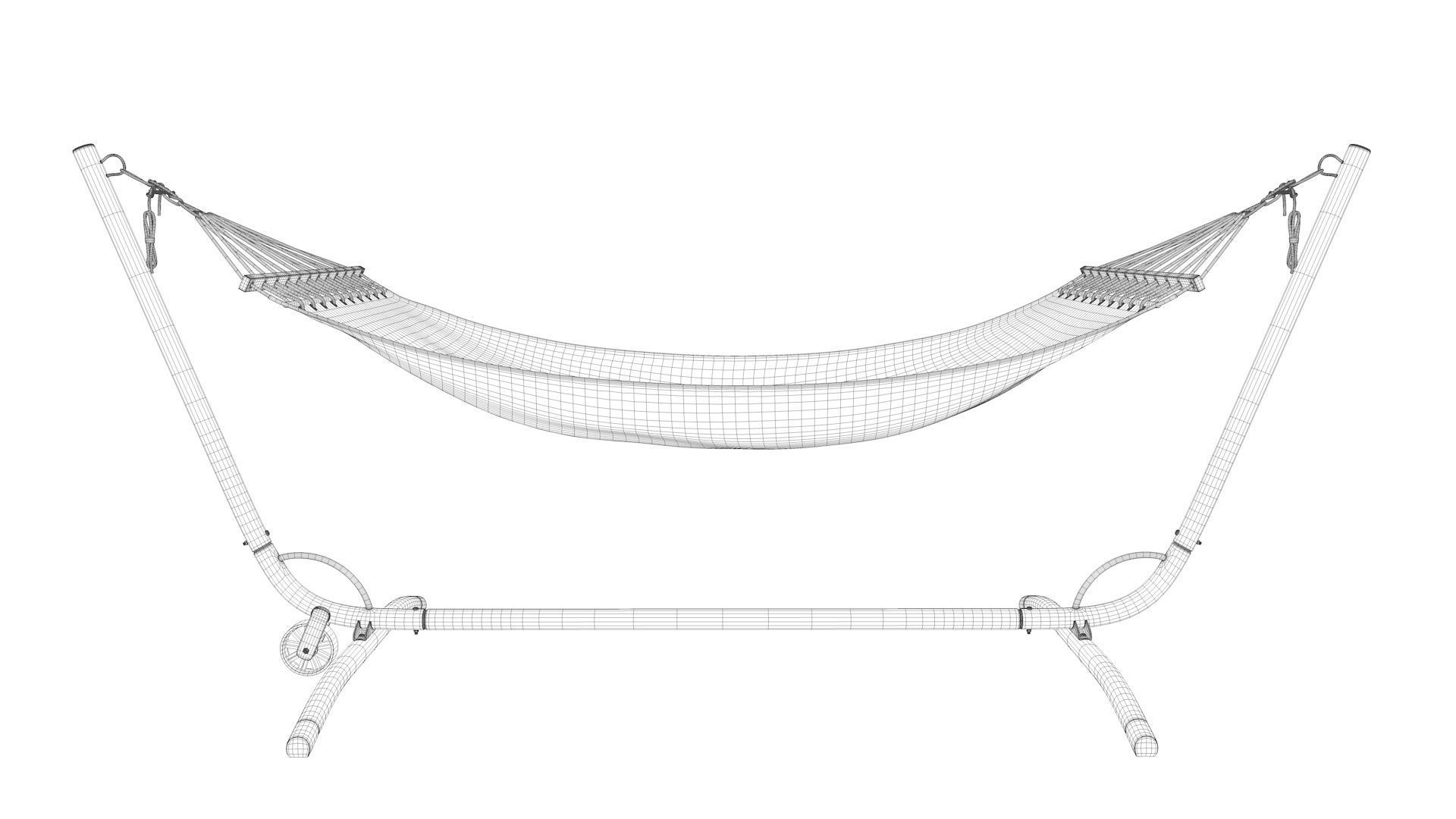 Hamac model hammock 3D model_8