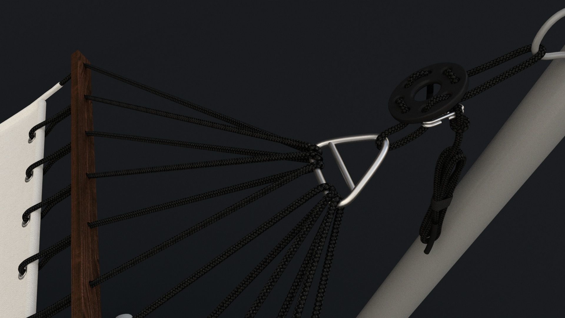 Hamac model hammock 3D model_4