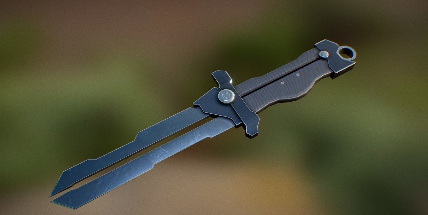 Futuristic Weapon Pack - Unity and Unreal Packages Low-poly 3D model_82