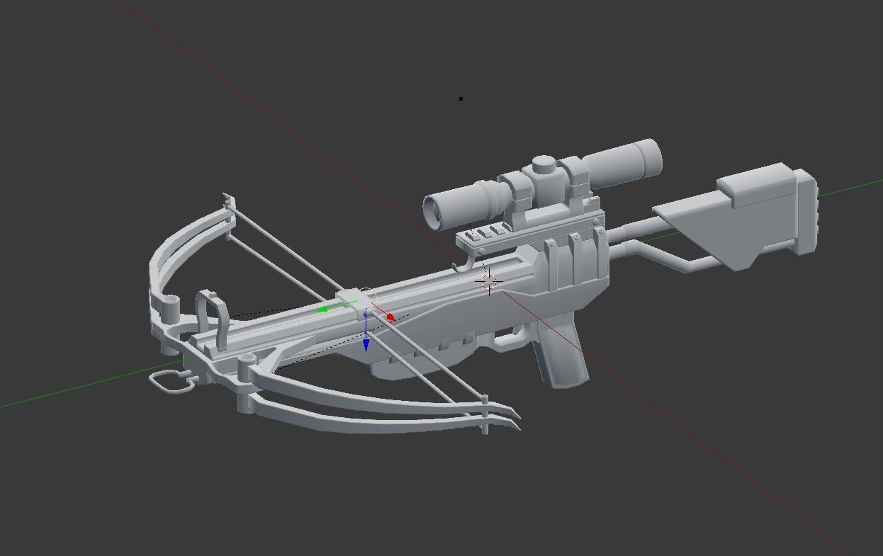 Futuristic Weapon Pack - Unity and Unreal Packages Low-poly 3D model_52