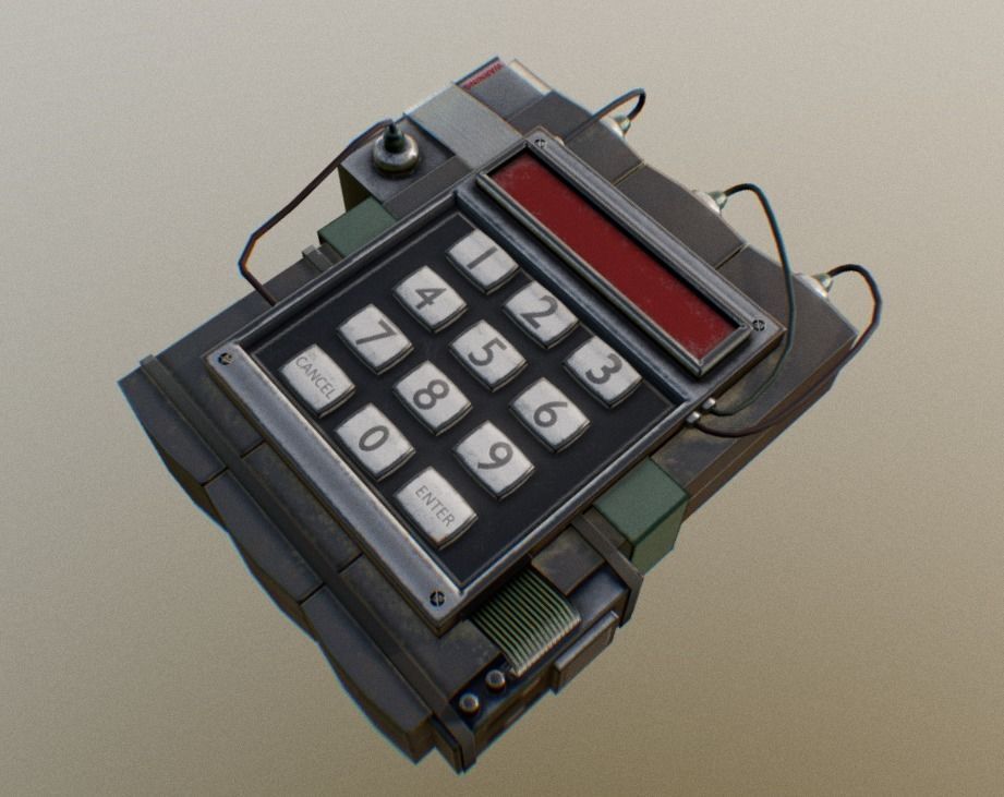 Futuristic Weapon Pack - Unity and Unreal Packages Low-poly 3D model_60