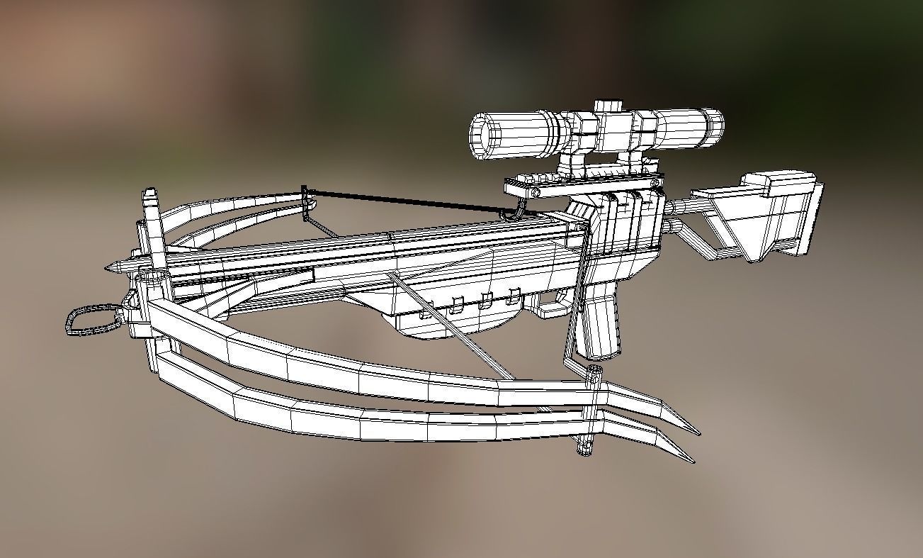 Futuristic Weapon Pack - Unity and Unreal Packages Low-poly 3D model_53