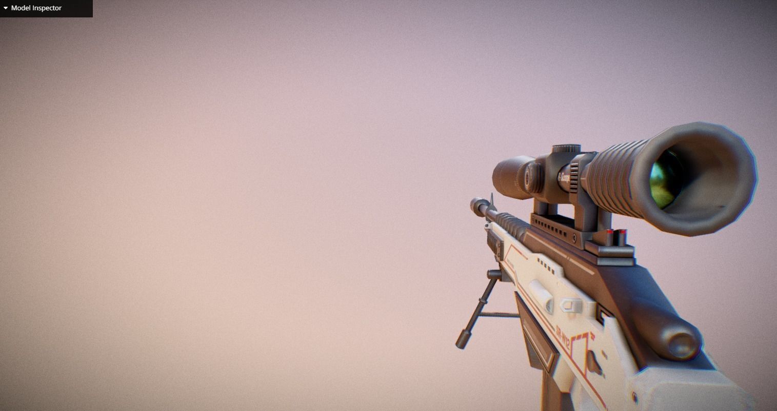 Futuristic Weapon Pack - Unity and Unreal Packages Low-poly 3D model_3