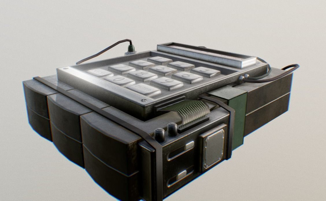 Futuristic Weapon Pack - Unity and Unreal Packages Low-poly 3D model_61