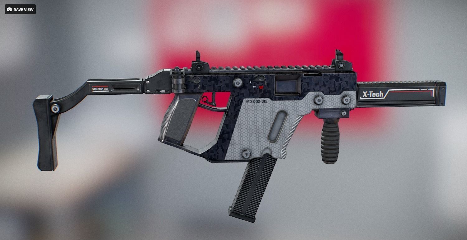 Futuristic Weapon Pack - Unity and Unreal Packages Low-poly 3D model_2