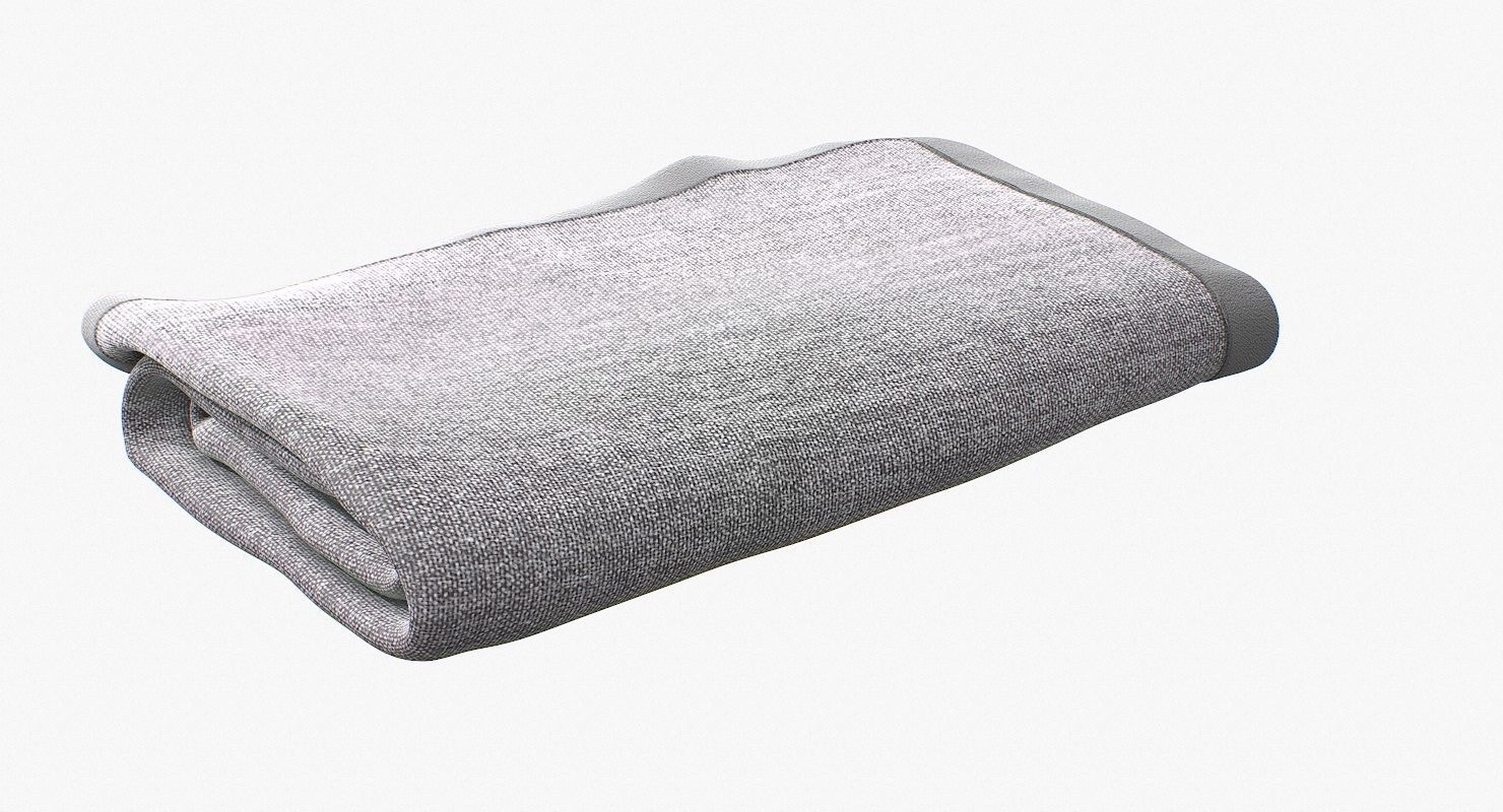 Blanket Folded V1 Low-poly 3D model_11