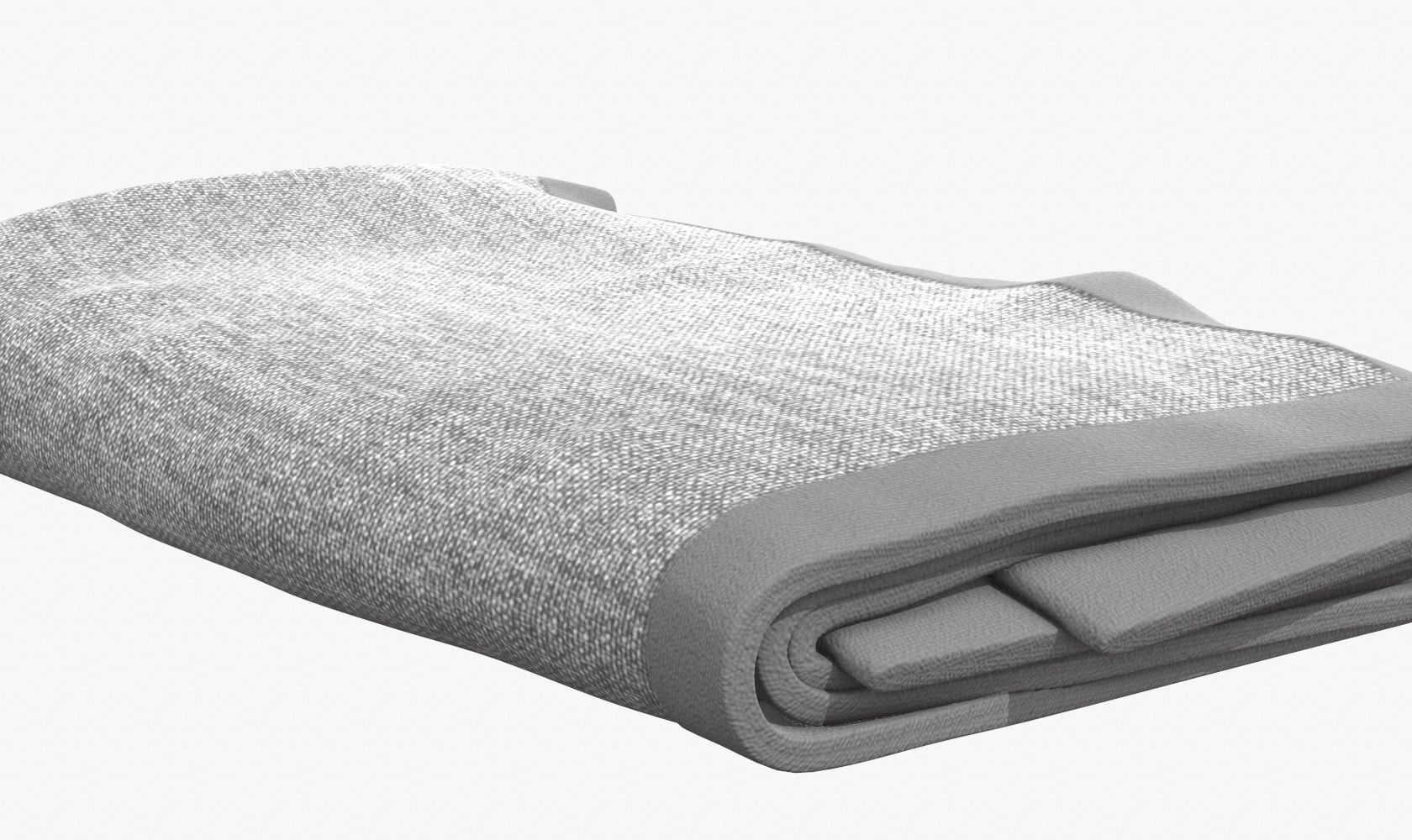 Blanket Folded V1 Low-poly 3D model_3