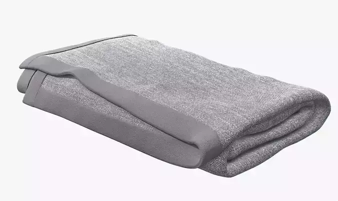 Blanket Folded V1 Low-poly 3D model