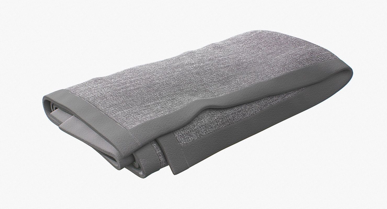 Blanket Folded V1 Low-poly 3D model_7