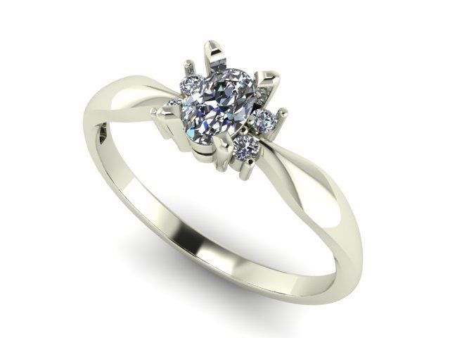 Ring T01216 3D print model_1