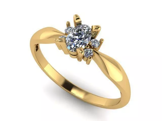 Ring T01216 3D print model_0