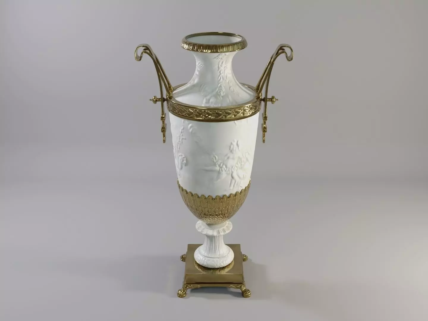 French Jar A Low-poly 3D model_0