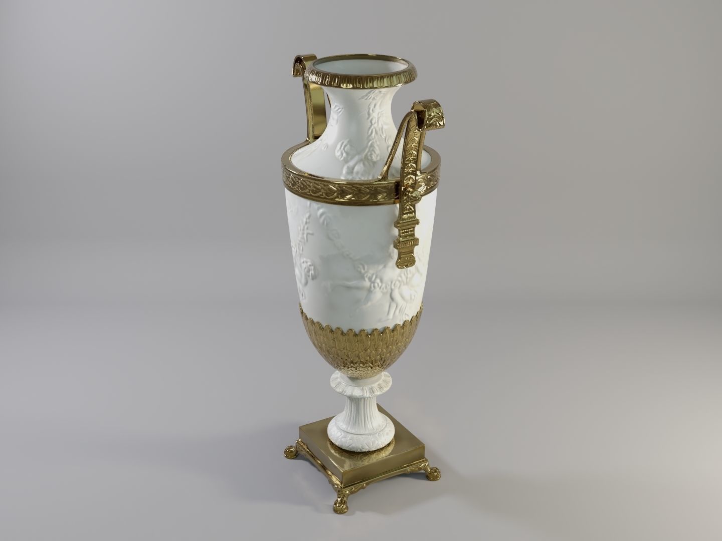 French Jar A Low-poly 3D model_6