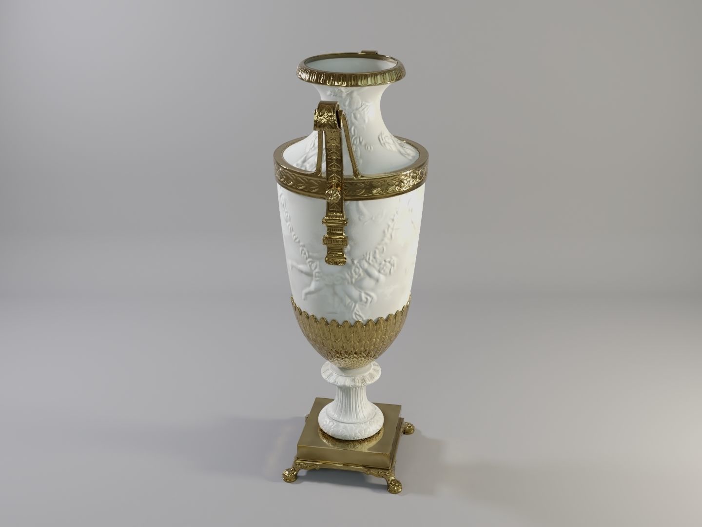 French Jar A Low-poly 3D model_7