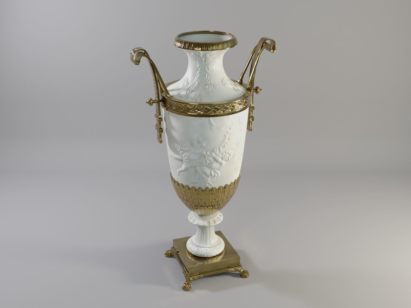 French Jar A Low-poly 3D model_4