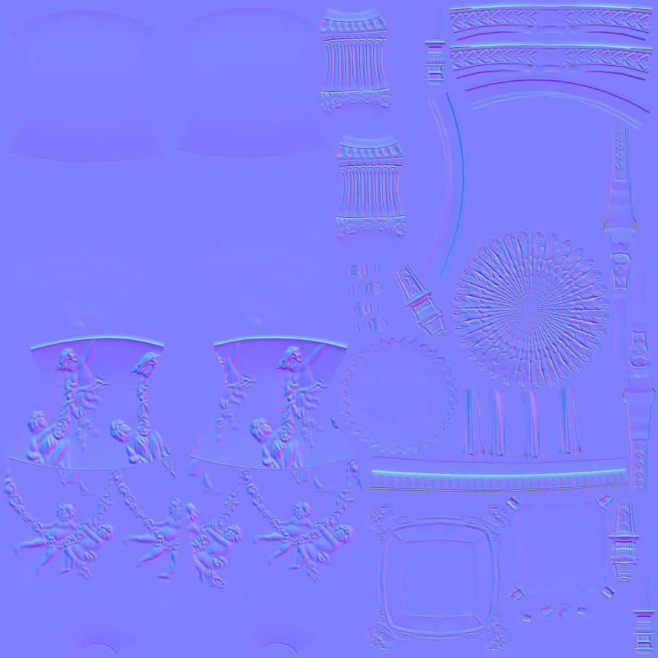 French Jar A Low-poly 3D model_11