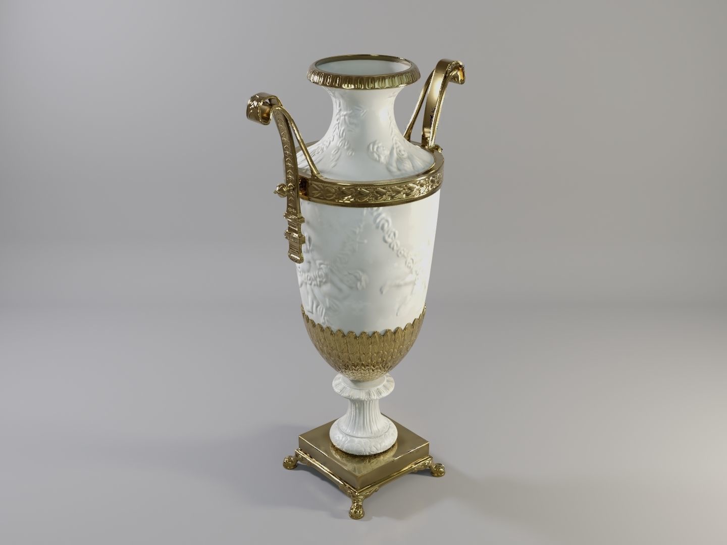 French Jar A Low-poly 3D model_8