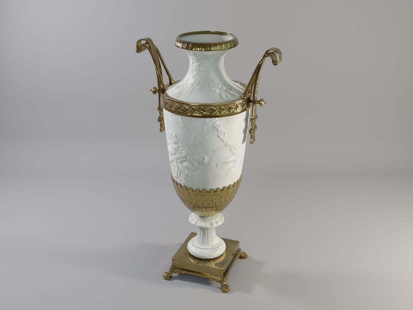 French Jar A Low-poly 3D model_5