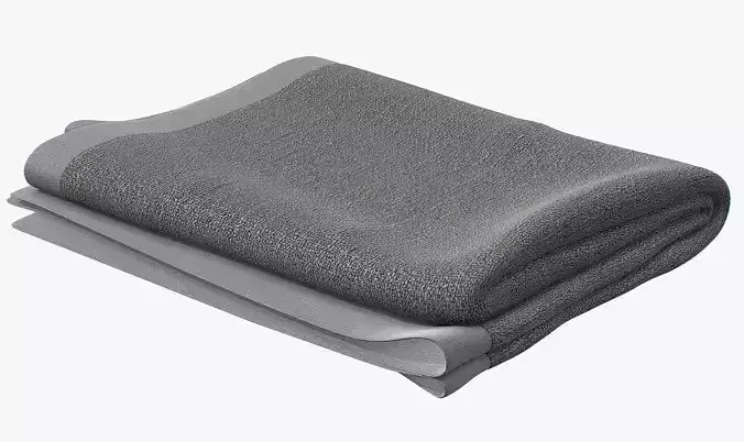 Blanket Folded V2 Low-poly 3D model