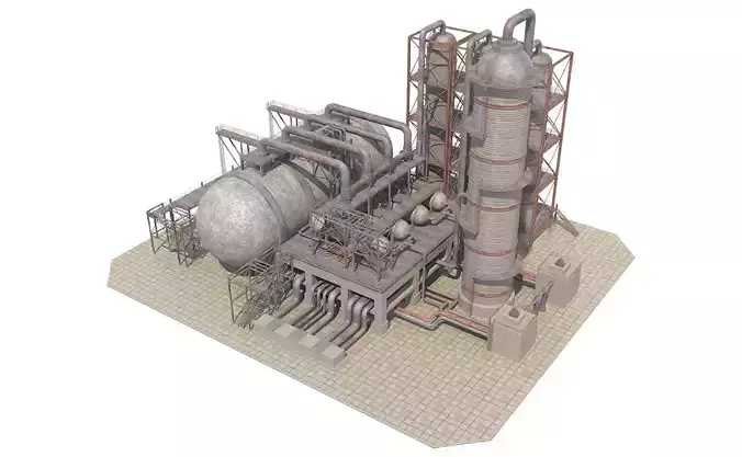 Industrial Oil Refinery 06